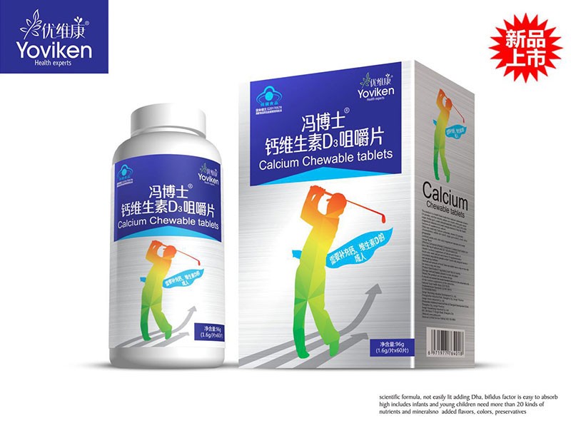 馮博士鈣維生素D3咀嚼片